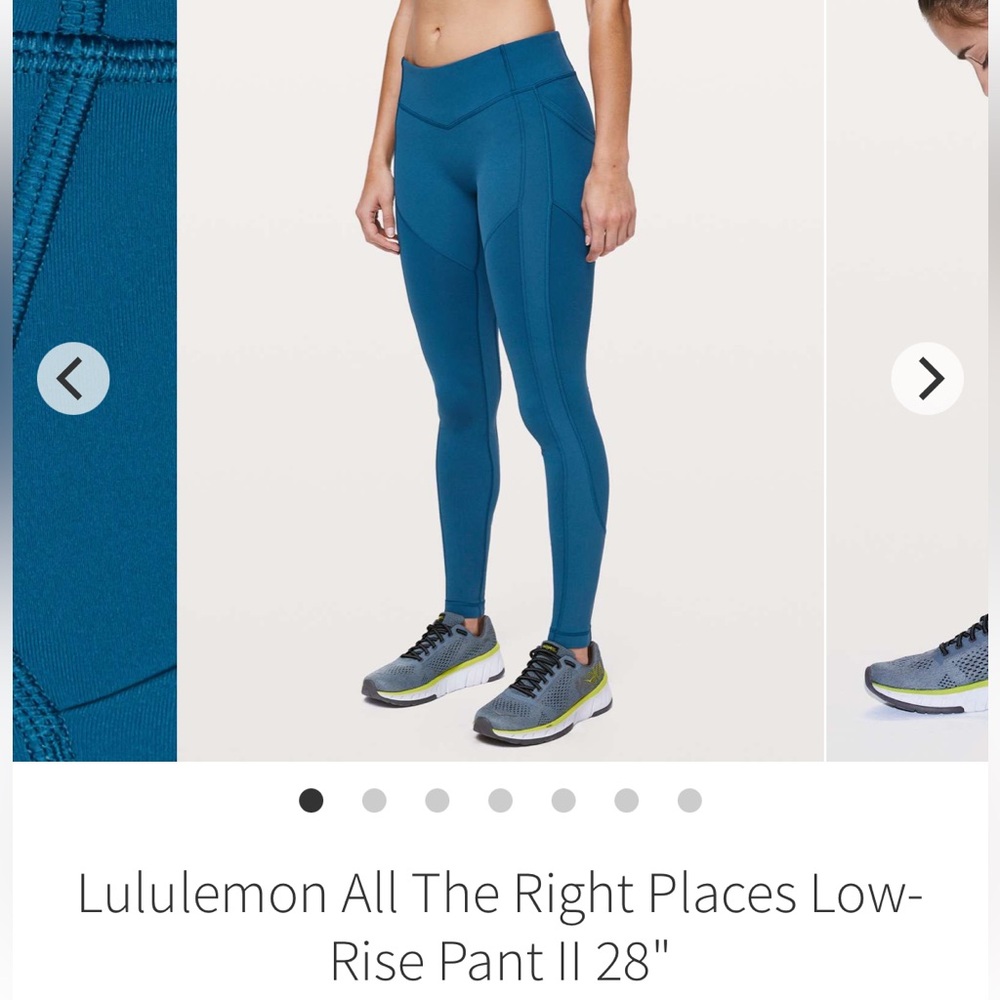 Lululemon Athletica “Deep Marine” Leggings